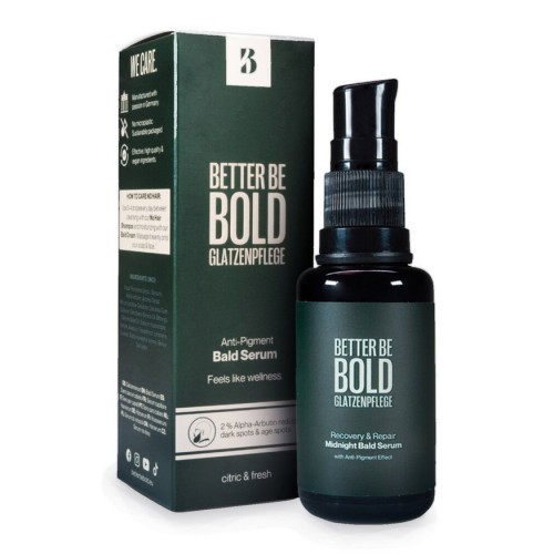 Better Be Bold Serumas nuo pigmentacijos galvos odai 30ml Better Be Bold Serumas nuo pigmentacijos galvos odai 30ml