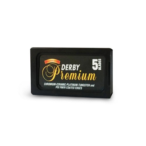 Derby Skutimosi peiliukai Premium Black 5 vnt.