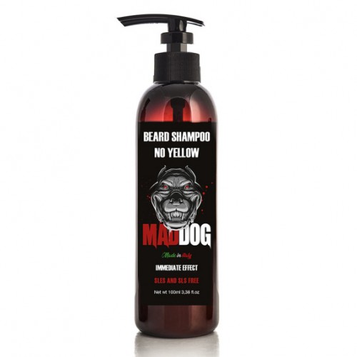 Mad Dog Barzdos ir plaukų šampūnas No Yellow 100ml