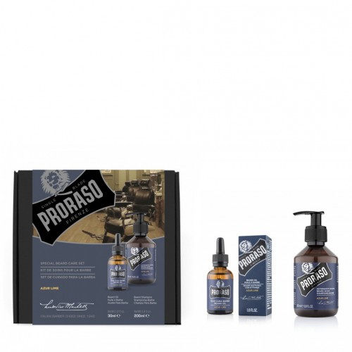 Proraso Barzdos priežiūros rinkinys Duo Azur Lime