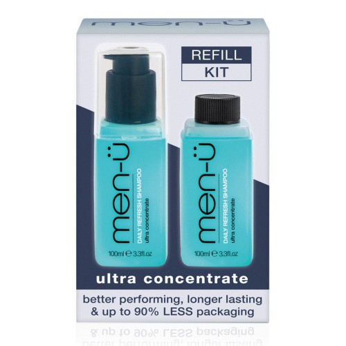 men-ü Gaivinantis šampūnas vyrams 100ml + papildymas 100ml